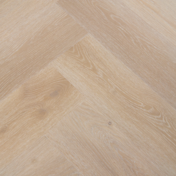 Kleurstaal Le Noir & Blanc click PVC Stretto visgraat naturel eiken houtlook