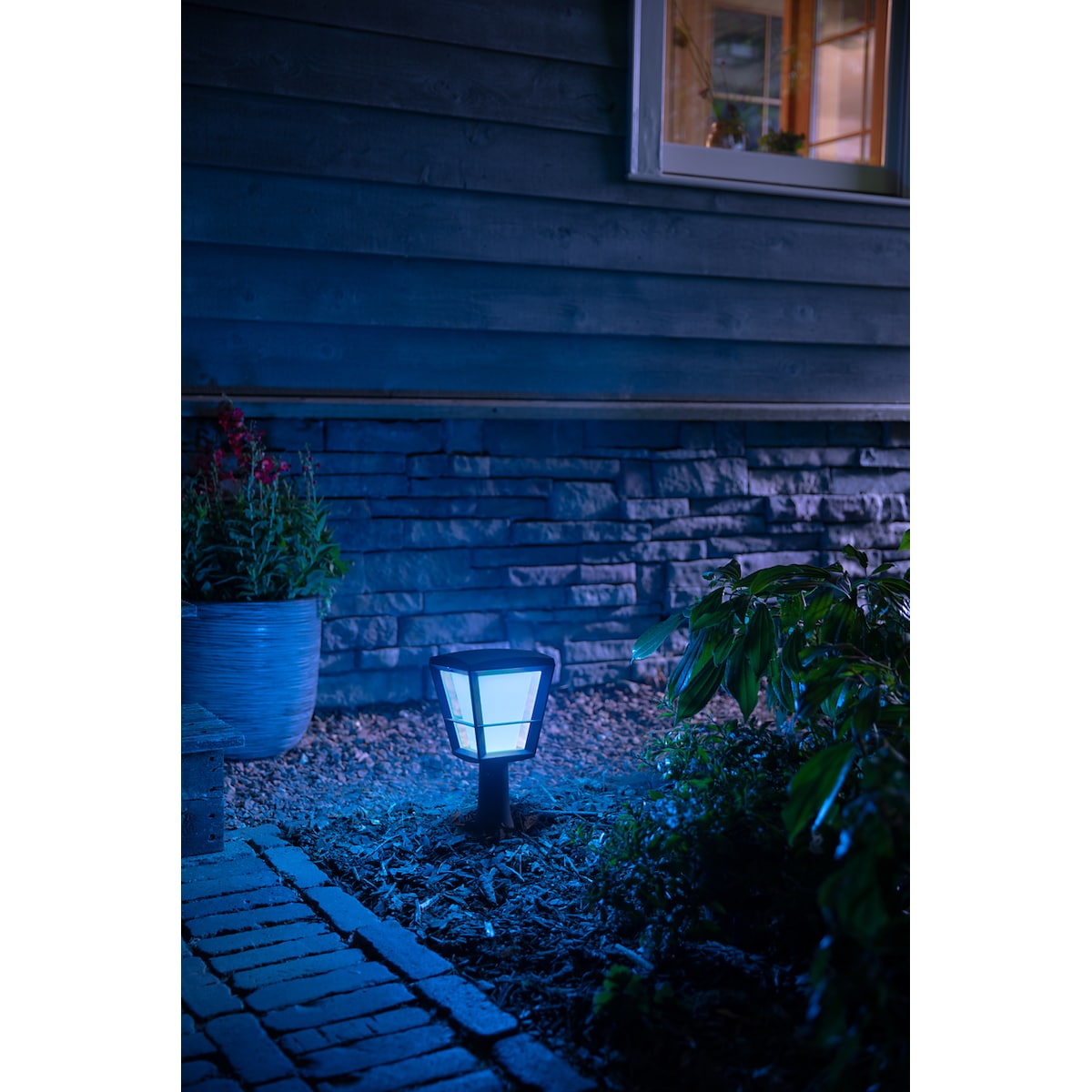 Philips Hue Econic WACA sokkellampe (sort)