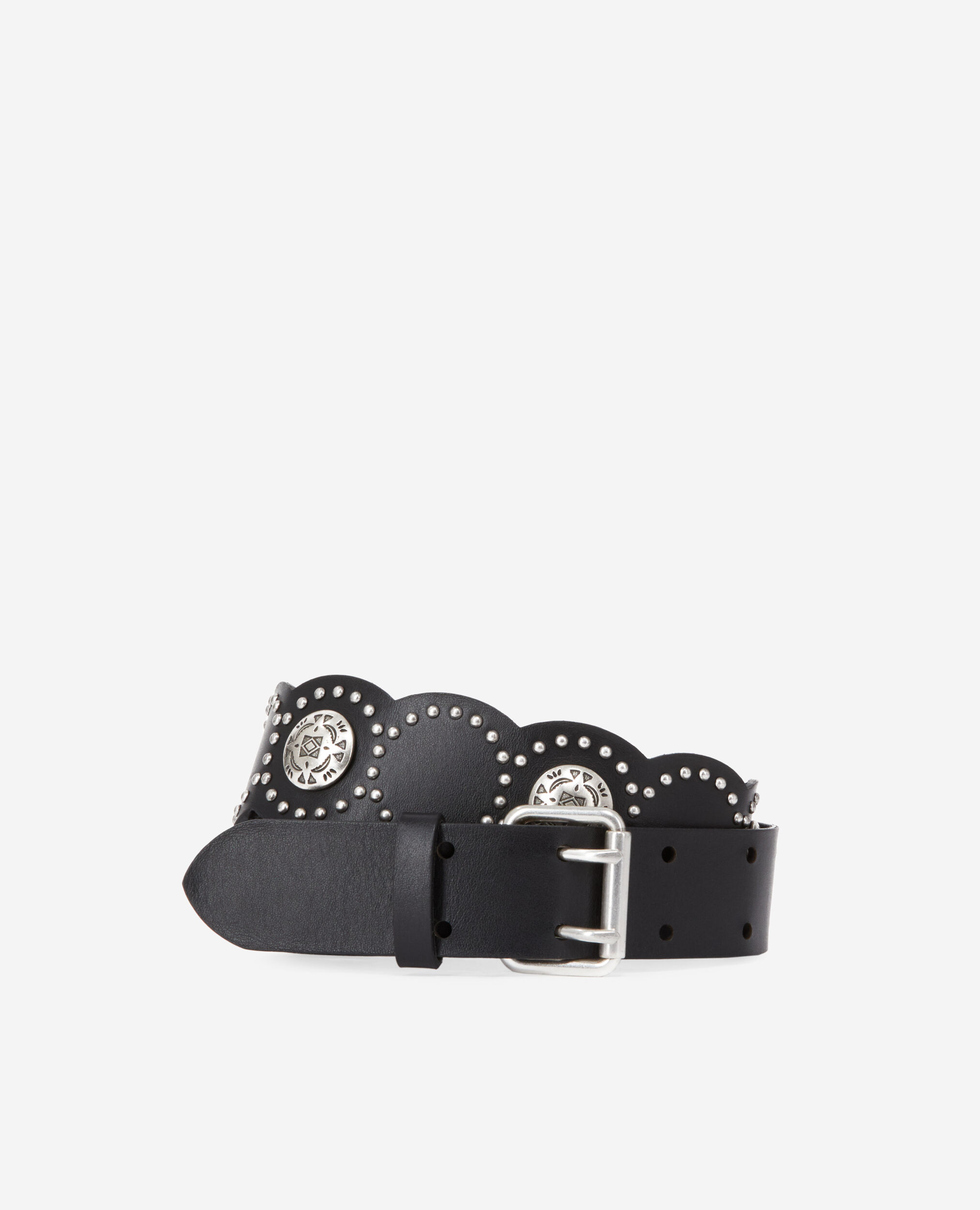 Ceinture en cuir noire
