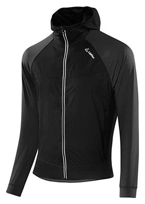 Veste Loeffler Hybride légère de Sports de Montagne avec capuche-noir