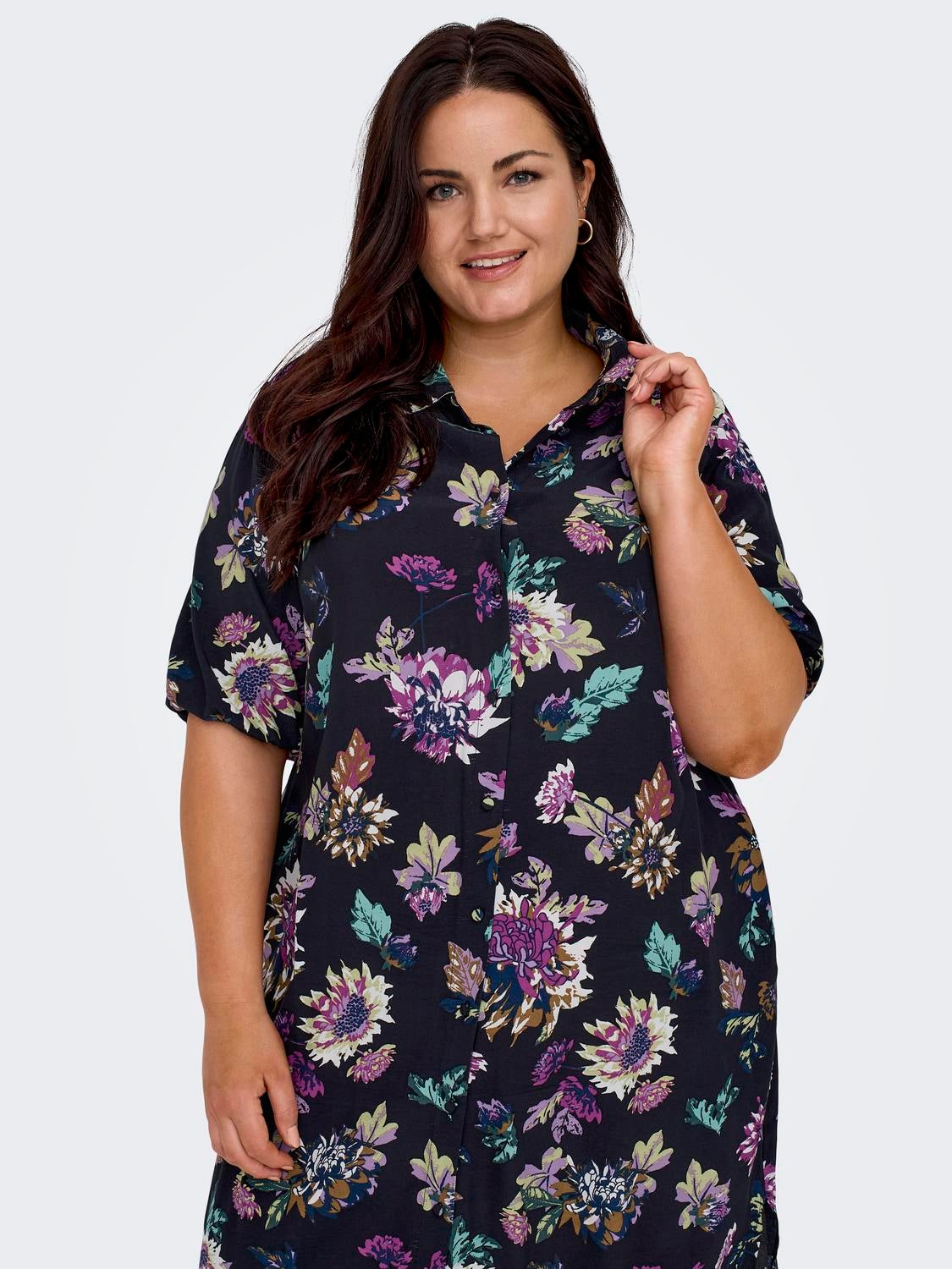 CARANTONA Langes Kleid Black