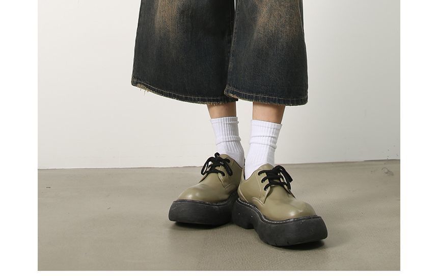 pinkdropper - Mid Rise Washed Gaucho Jeans