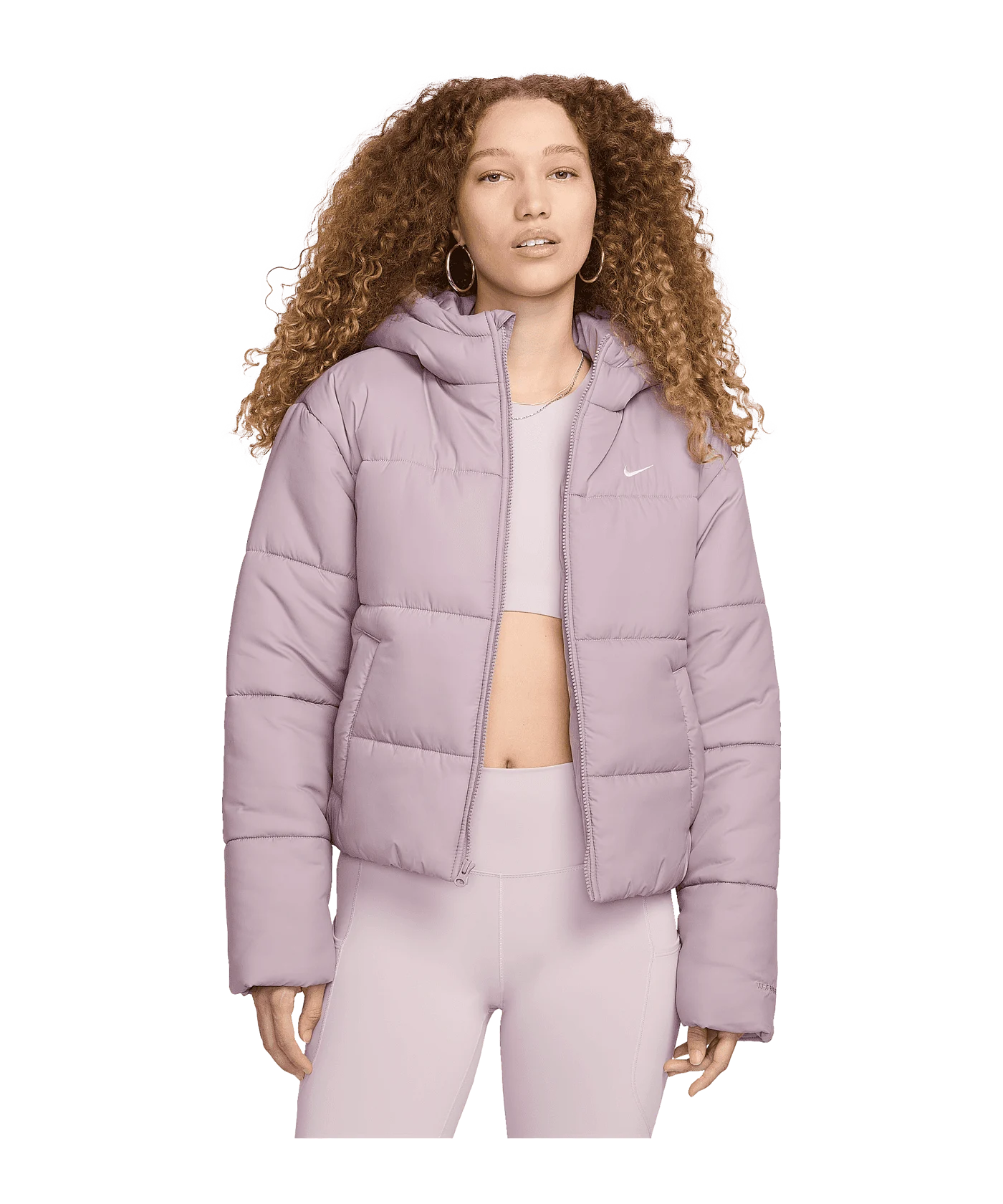 Nike Synfleece Classic Puffer Jacke Damen Lila F226