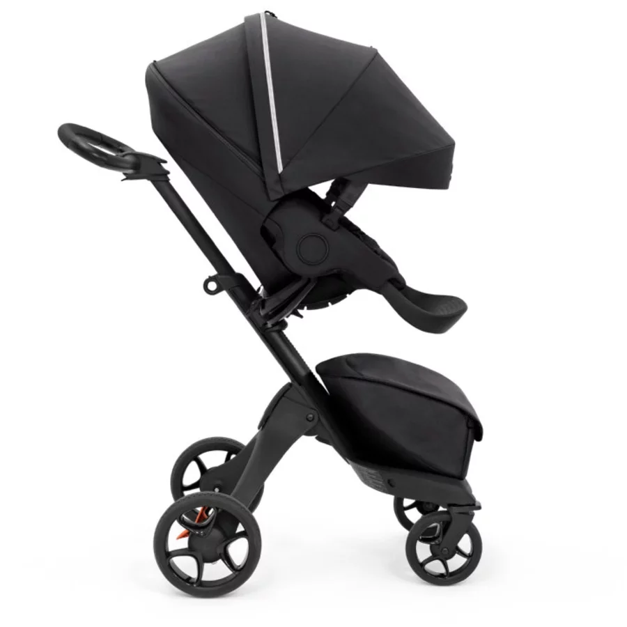 STOKKE® Kombikinderwagen Xplory® X inklusive Tragewanne Rich Black