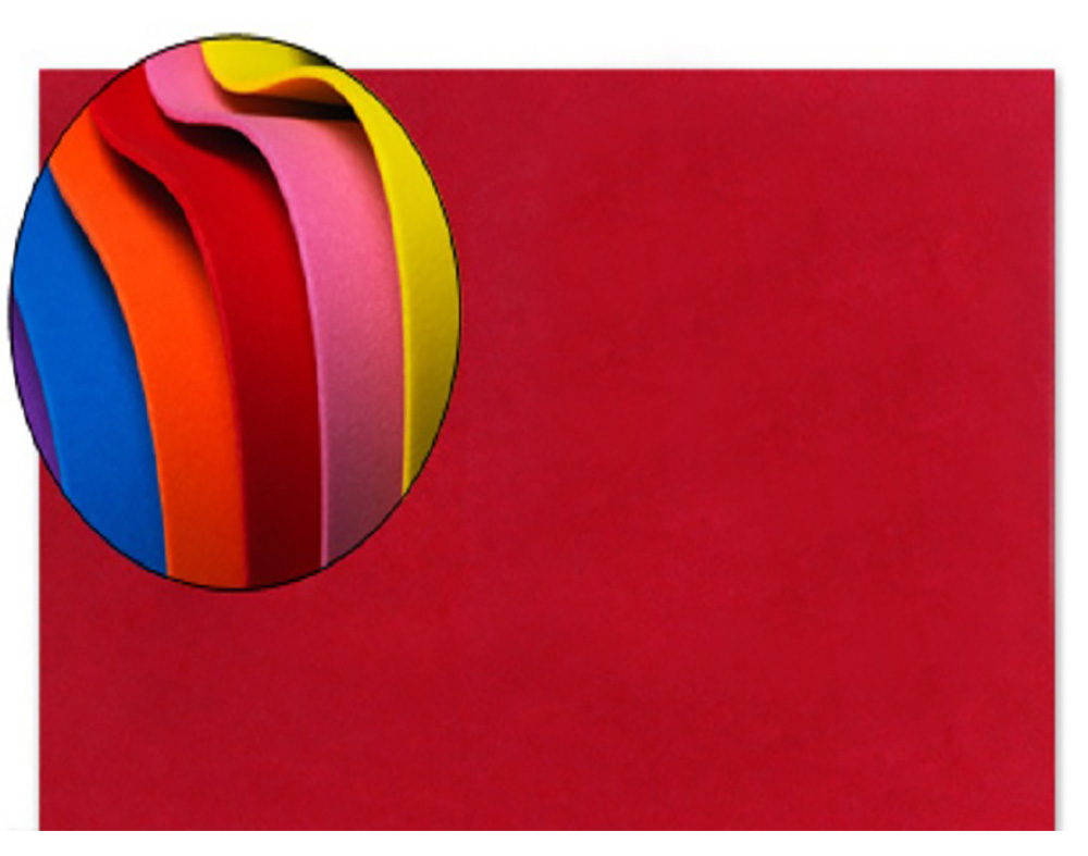 GOMA EVA MOOSGUMMI LIDERPAPEL VERMELHO 50X70CM 1.5MM