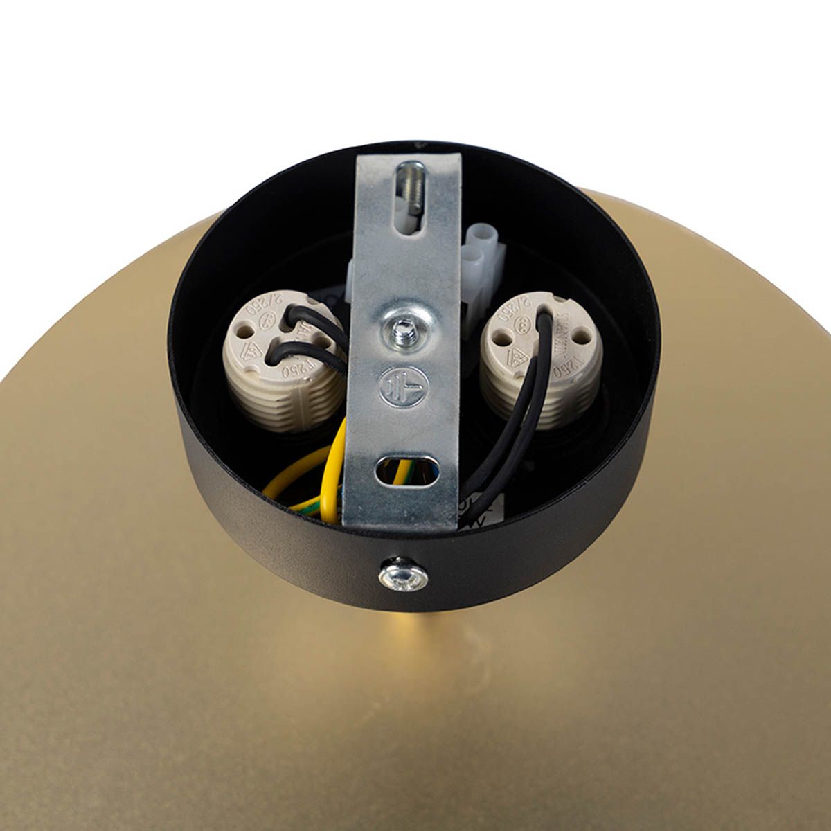 Smart wandlamp rond goud incl. 2 Wifi g9 - Pulley