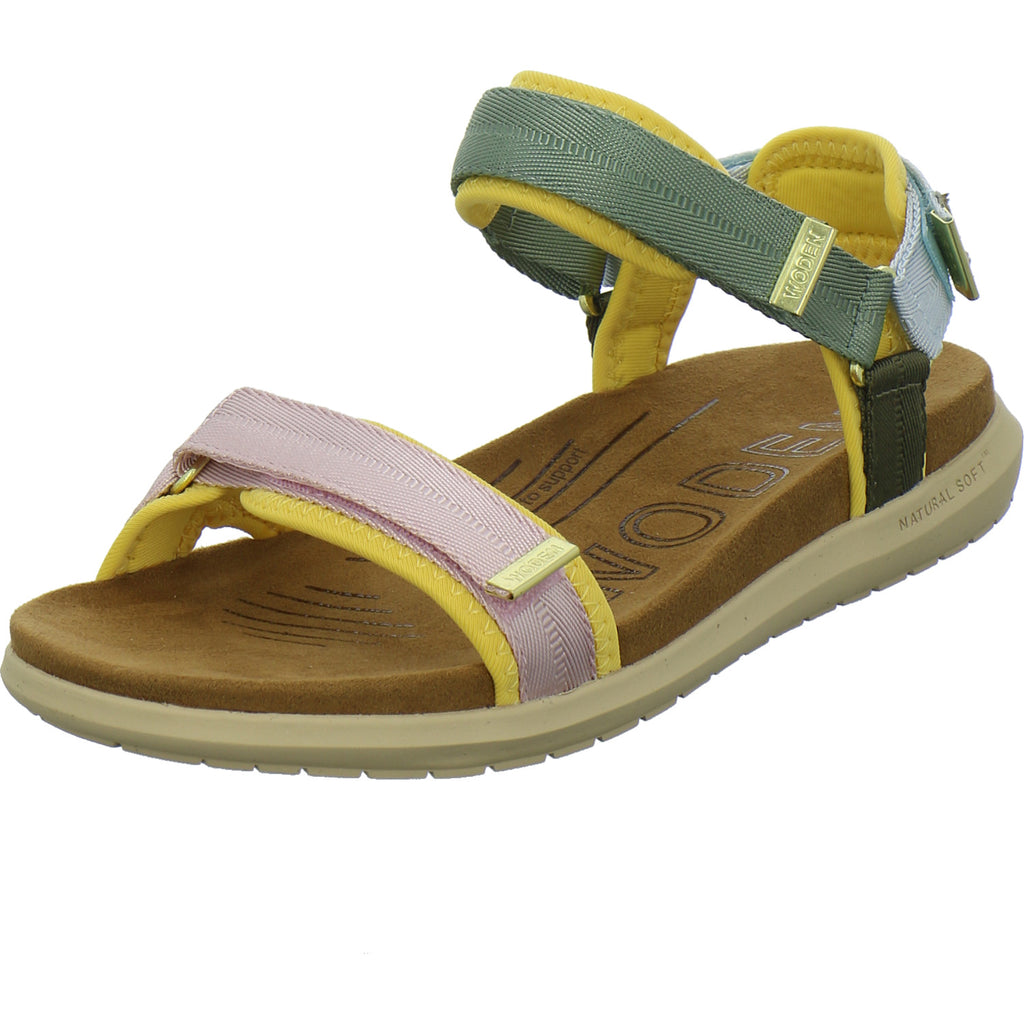 Woden Sandaletten Damen Line Lite Multi