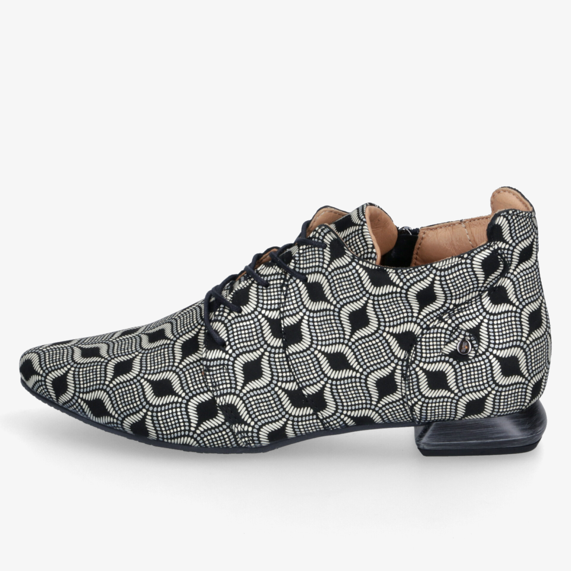 SIMEN Damen Halbschuhe schwarz