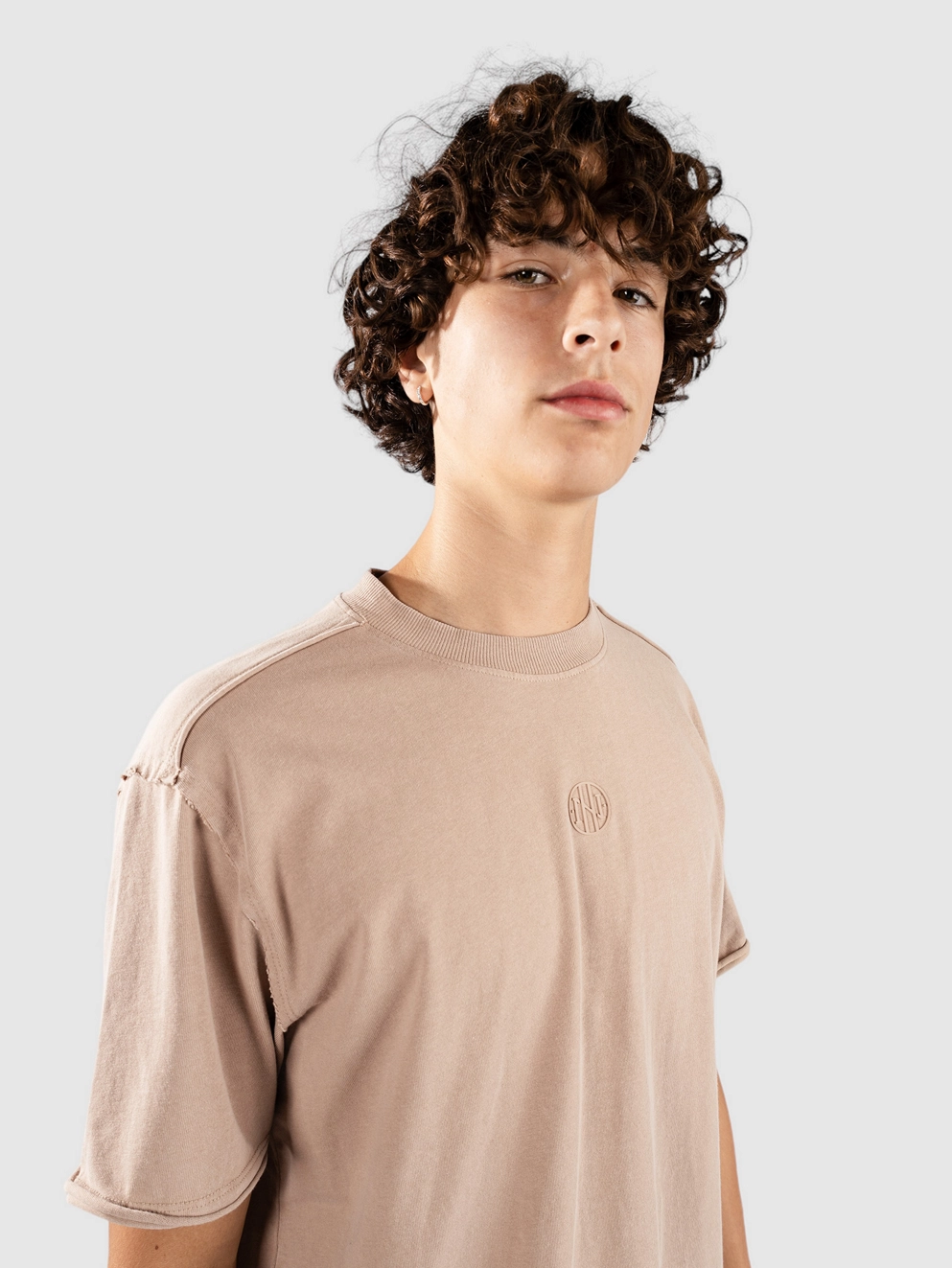 Ninth Hall Fundamental Raw T-Shirt brown