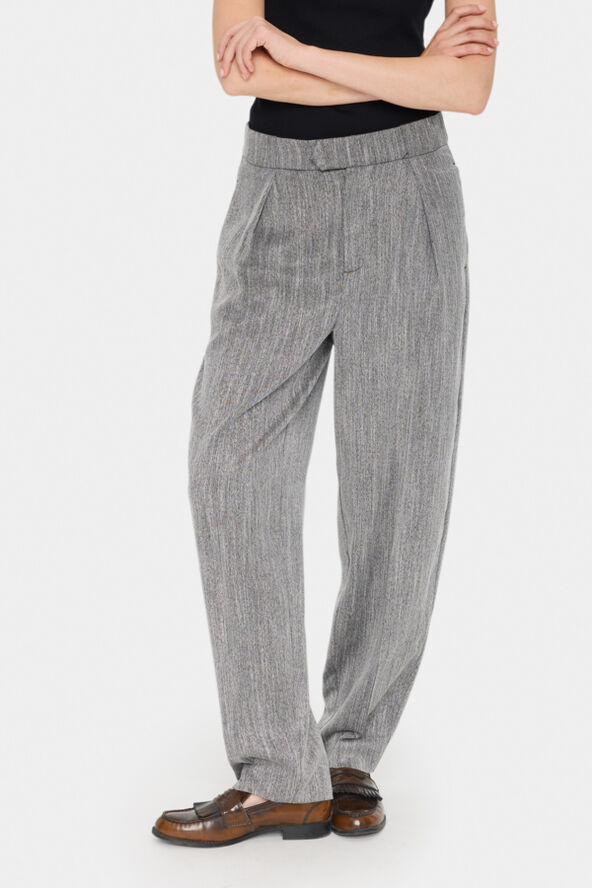 Saint Tropez GlendaSZ Pants Mist grey melange