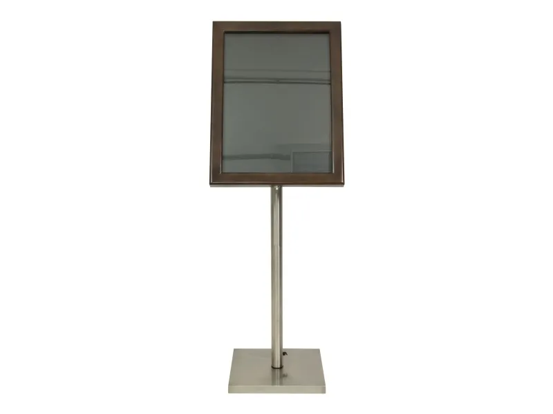 Securit® CLASSIC informationsdisplay i mørkebrun