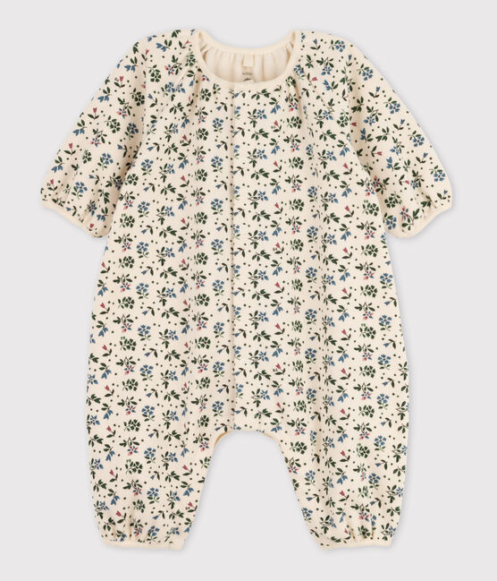 Combinaison longue imprimée bébé en coton