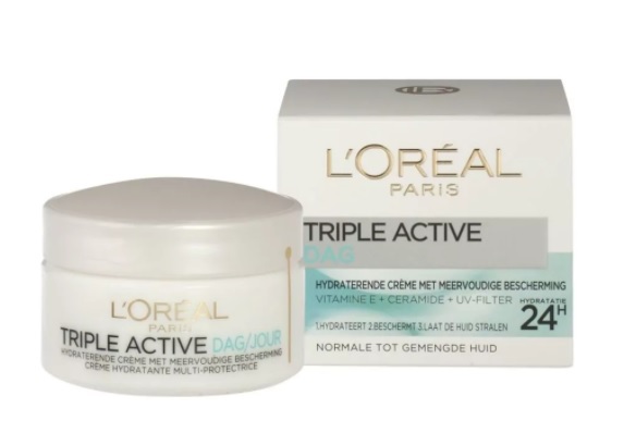 L'Oréal Paris Dagcreme Triple Active Normale/Gemengde Huid 50ml
