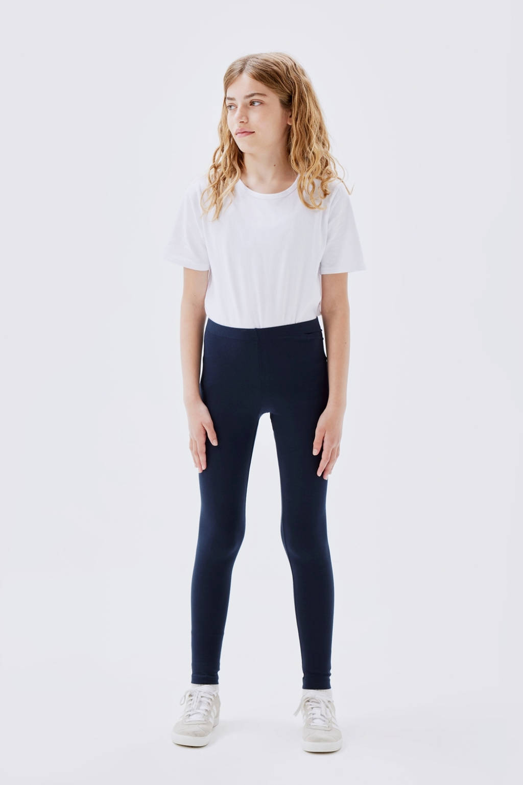 NAME IT legging NKFVIVIAN met katoen donkerblauw