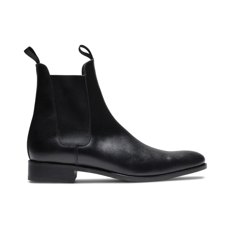 Braker-Chelsea boots en cuir noir
