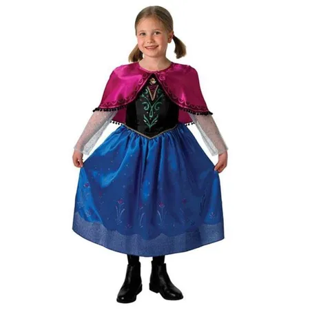 Rubies Kinderkostüm Frozen Anna Deluxe Original, Größe S