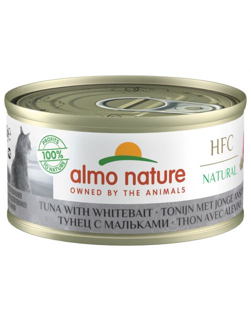 Almo Nature Hfc Cat Natural Blik 70 g - Kattenvoer