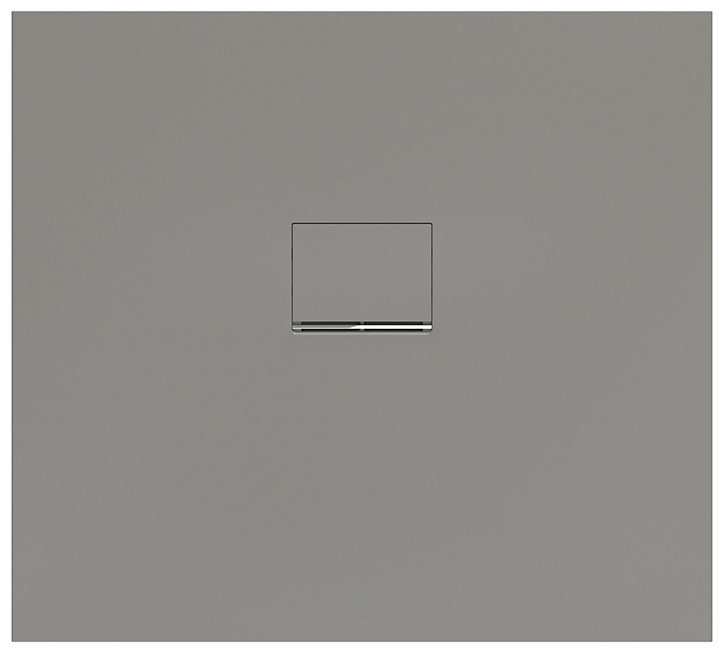 Receveur de douche à poser 90 x 100 cm, gris, Villeroy & Boch Squaro Infinity
