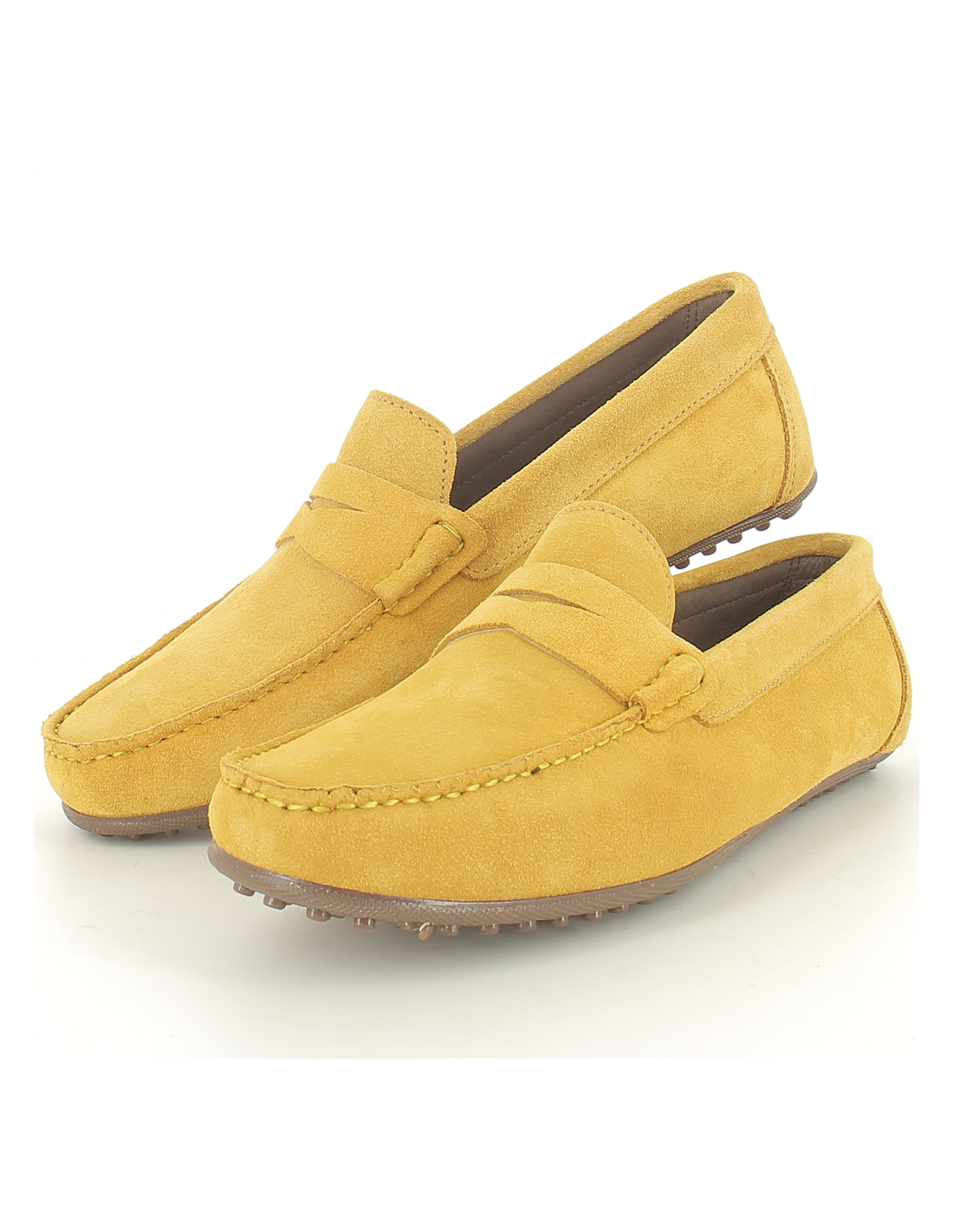hylton mocassin homme 80743-04 daim jaune