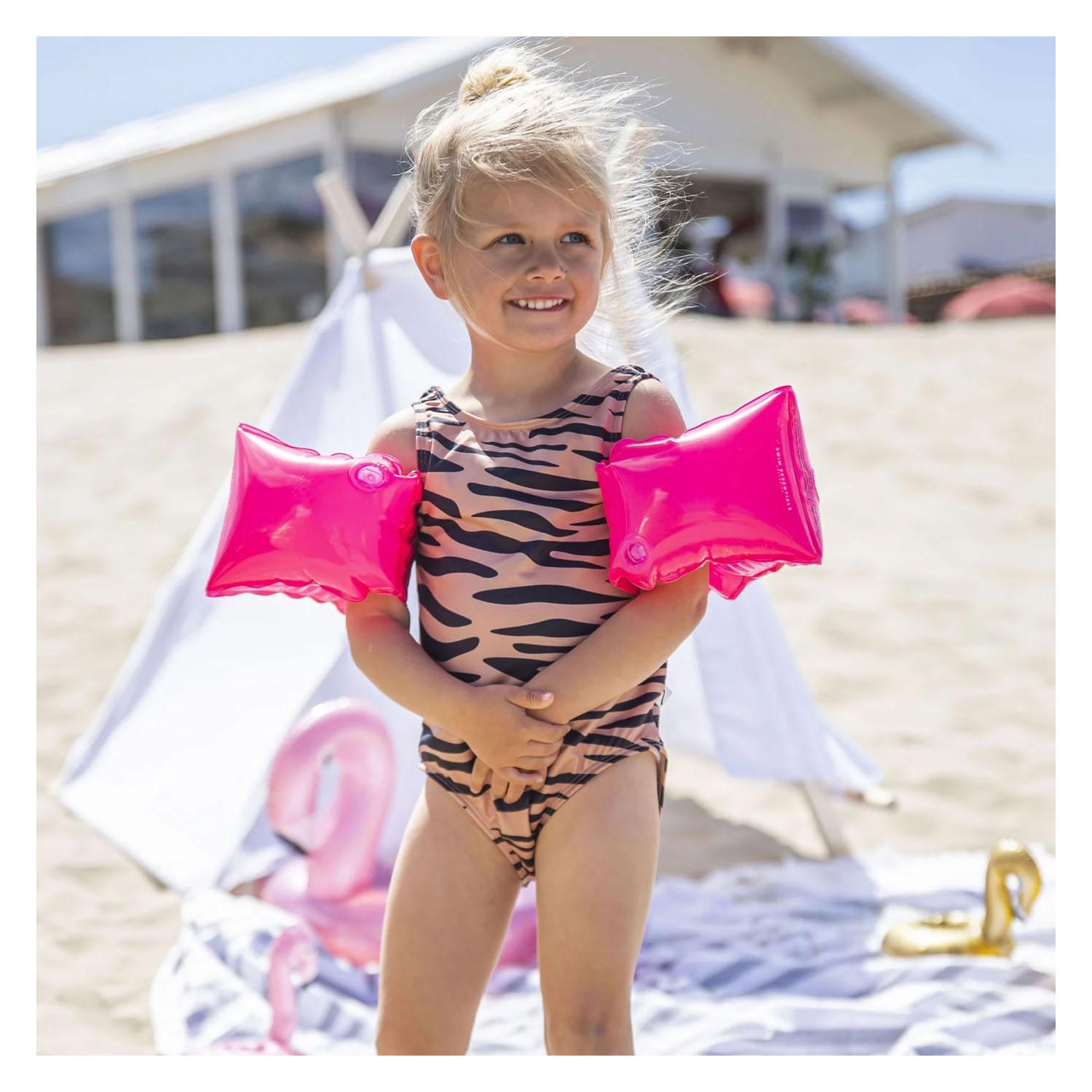 Swim Essentials Zwembandjes Neon Roze, 0-2 jaar