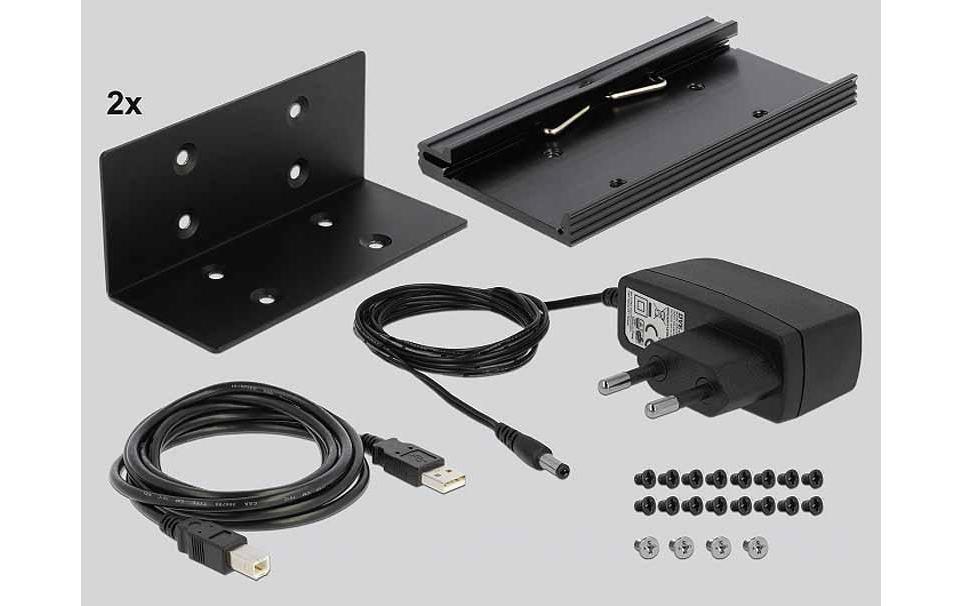 Serial-Adapter 64070 USB-A - 12x RS-232<br>Kaskadierbarer, rackfähiger 12-Port Serial-Hub