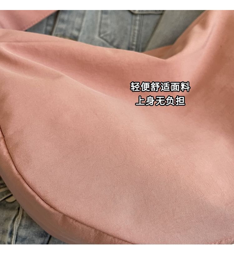HOVERUP - Effen nylon crossbodytas