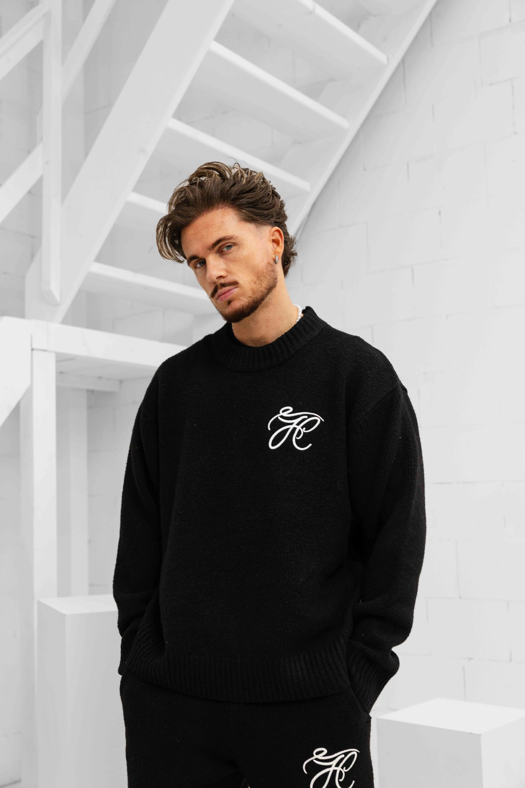 Jorcustom Signature Knit Trainigspak Heren Zwart