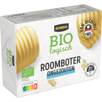 Jumbo Biologisch Roomboter Ongezouten 250 g