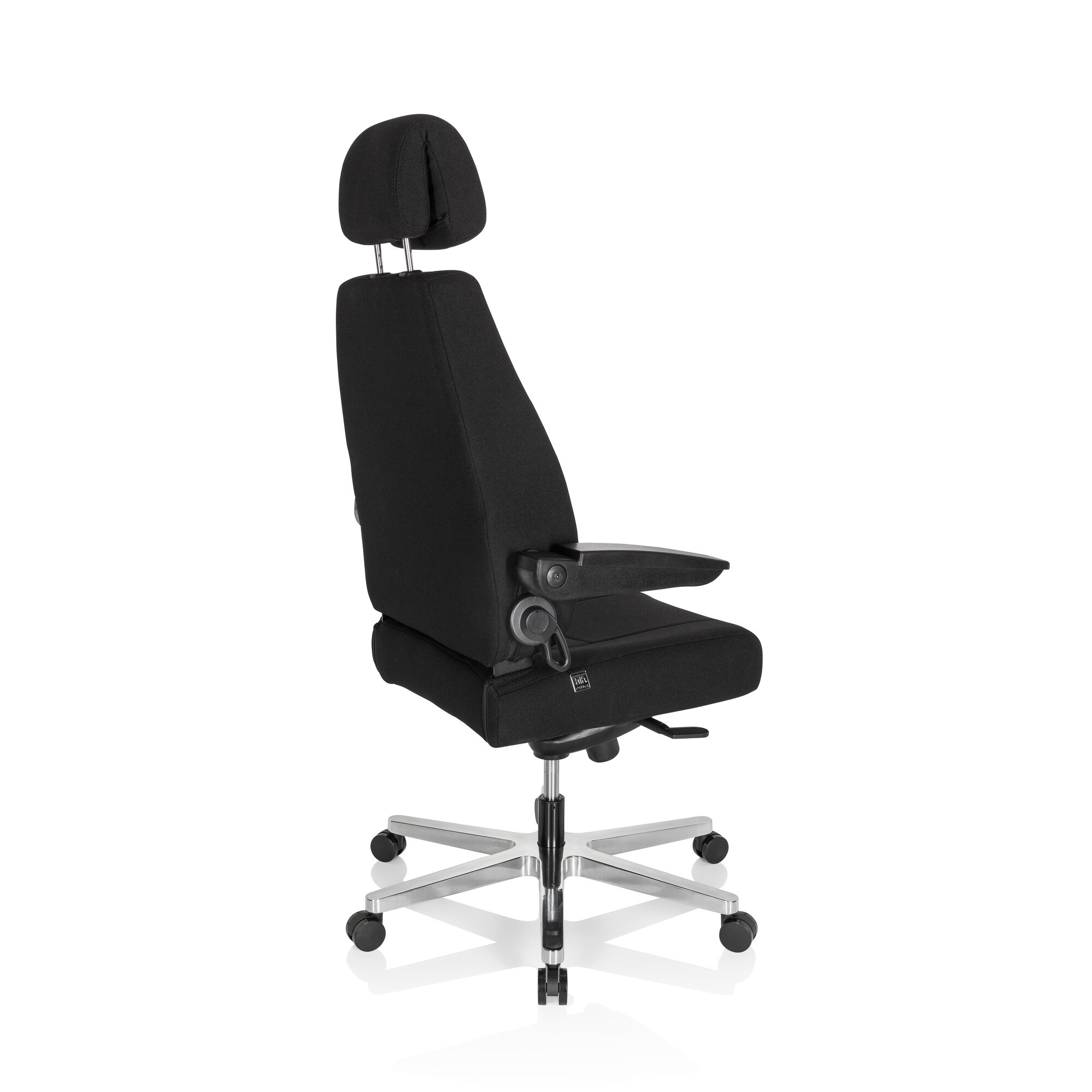 XXL Drehstuhl 24 HOURS I Stoff mit abklappbaren Armlehnen hjh OFFICE