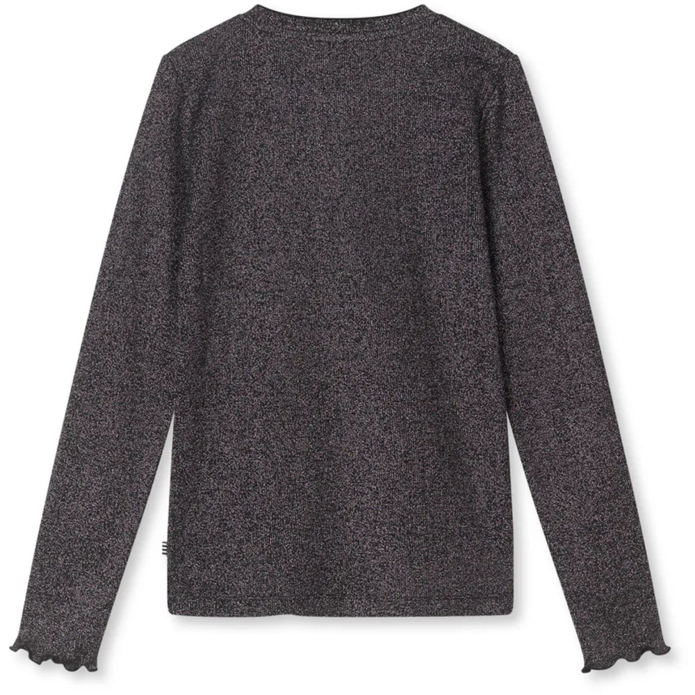 Køb Mads Nørgaard Gun Metal 2X2 Lurex Tala Bluse