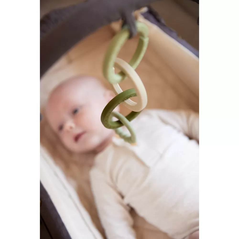 Filibabba Ophængsringe i silikone - Greens