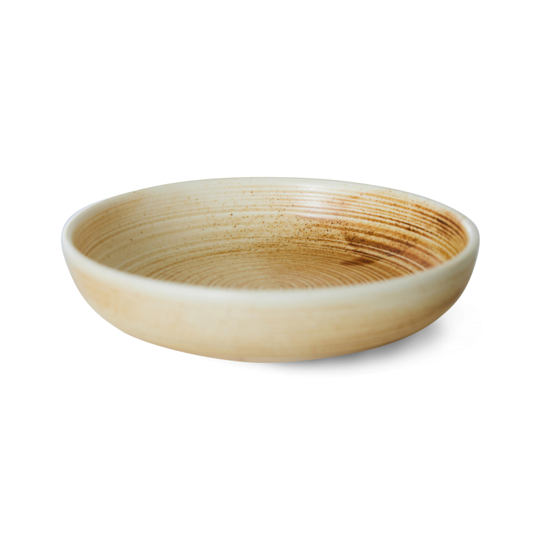 HKliving Chef Ceramic diep bord M Ø19.3 rustic pink