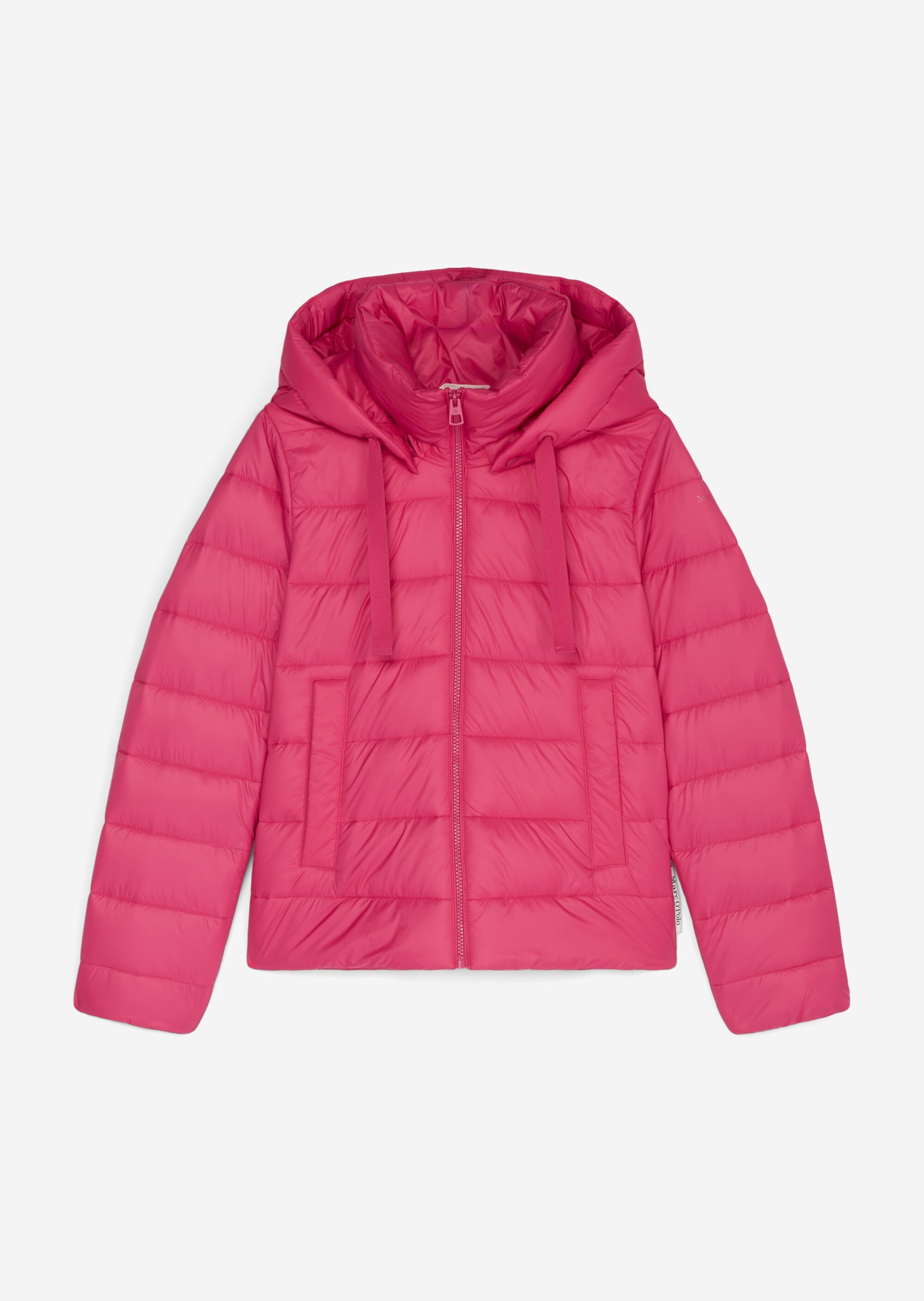 Leichte Kapuzen-Steppjacke regularaus recycelten Materialien