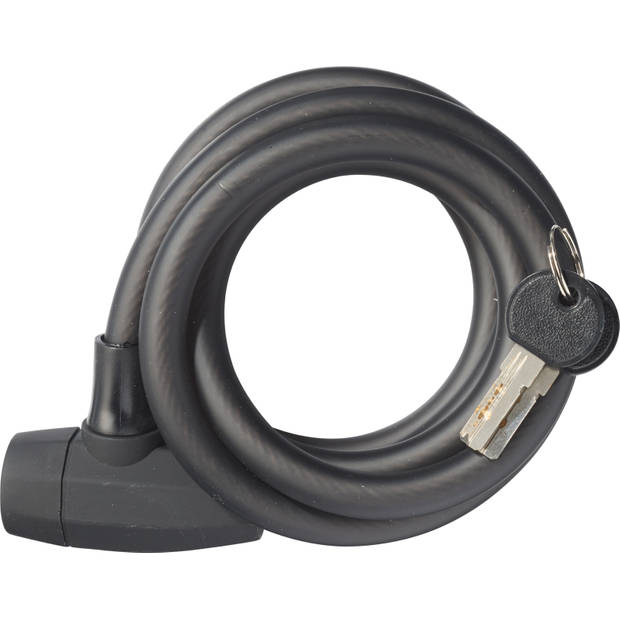 Blokker spiraalslot 150 cm - zwart