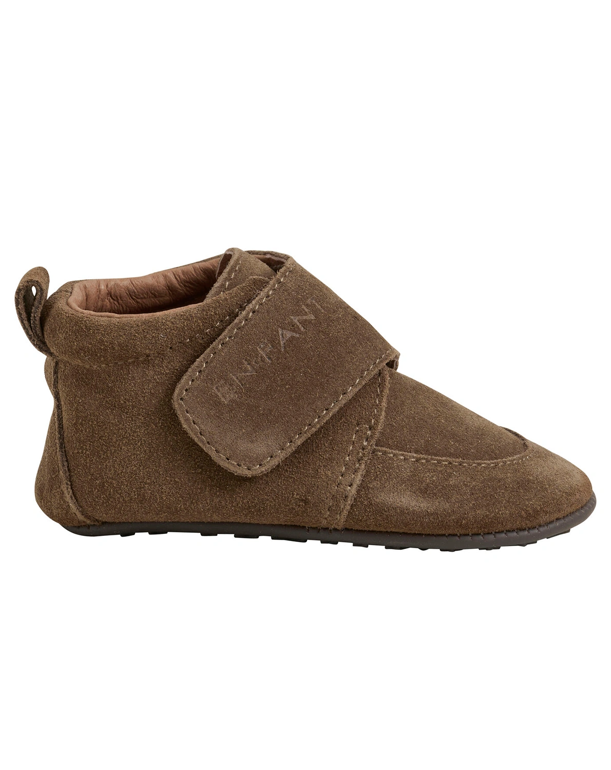 Krabbelschuhe SUEDE VELCRO in acorn