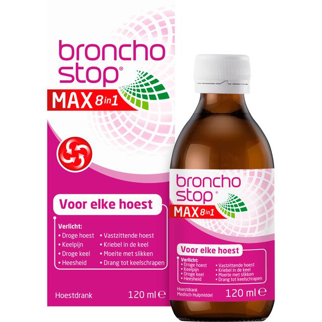 Bronchostop Max 8in1 Hoestdrank 120 ML