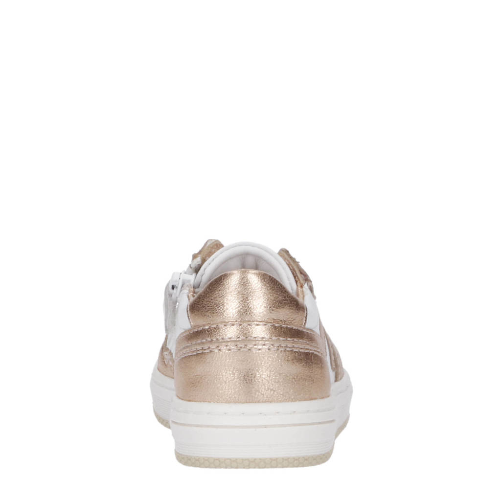 Pinocchio leren sneakers brons