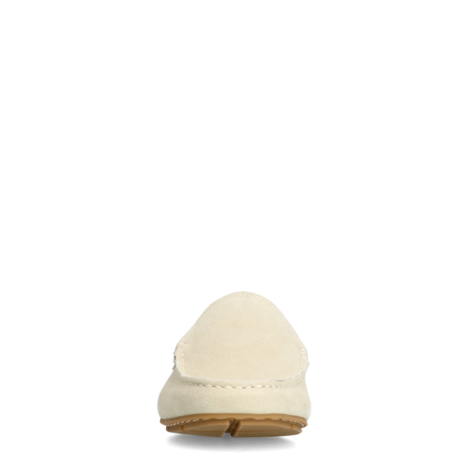 Beige suède loafer