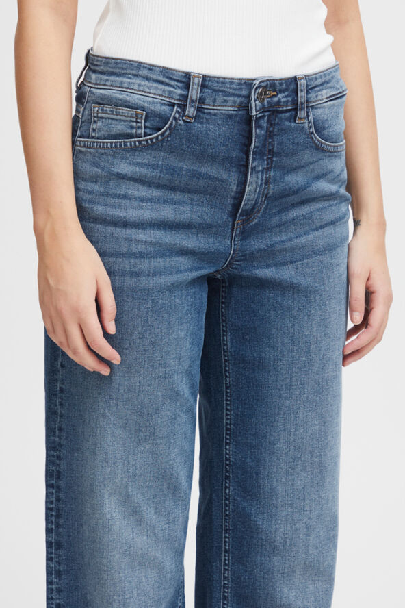 ICHI IHTWIGGY STRAIGHT LONG Medium blue