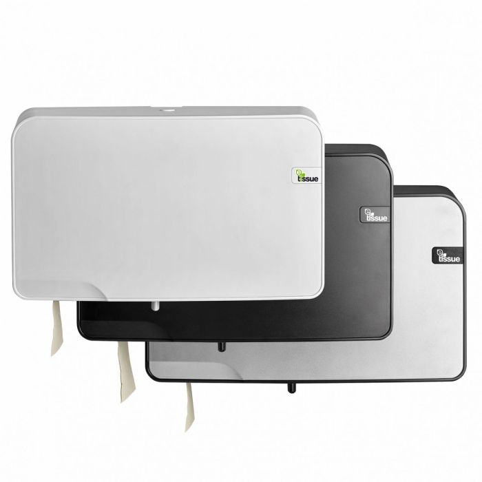 E-Tissue Silver Toiletrolhouder traditioneel Duo (447092)