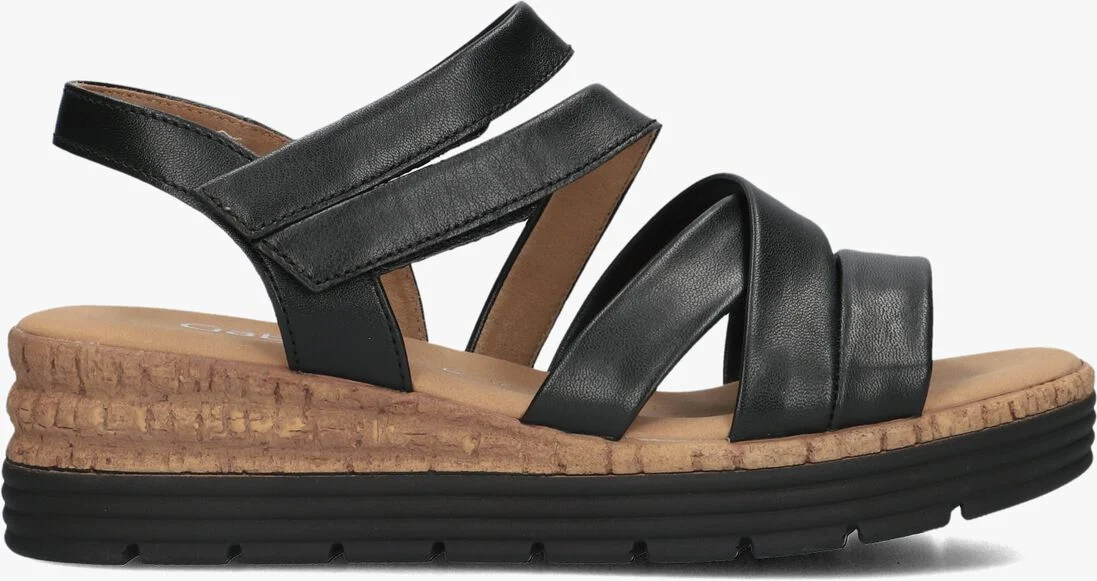 GABOR zwarte gabor sandalen 702.2