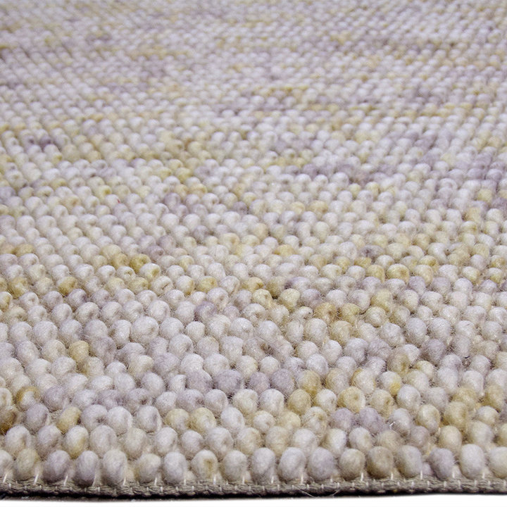 Wol bolletjesvloerkleed - Madeleine Beige/Bruin | Mooi