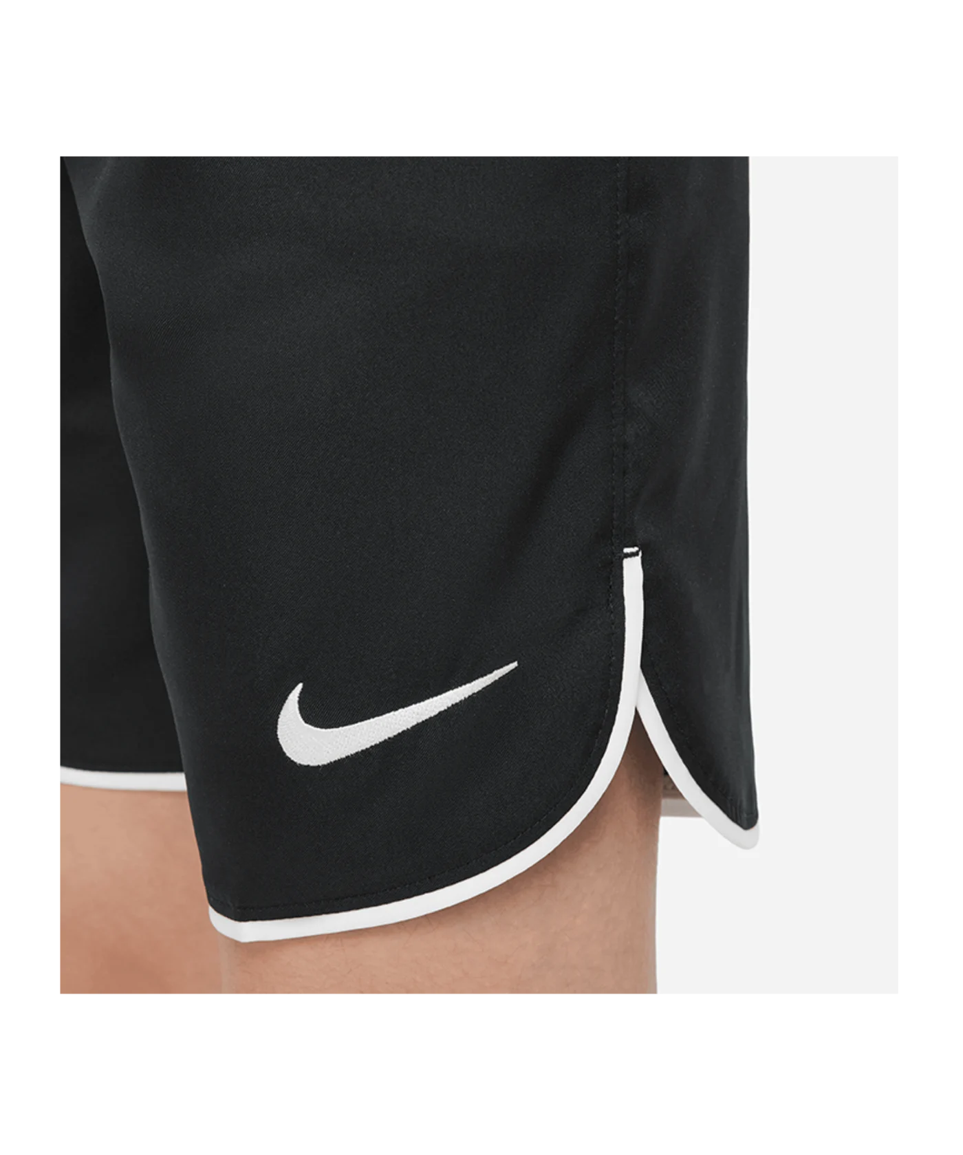 Nike Laser V Woven Short Kids Schwarz Weiss F010