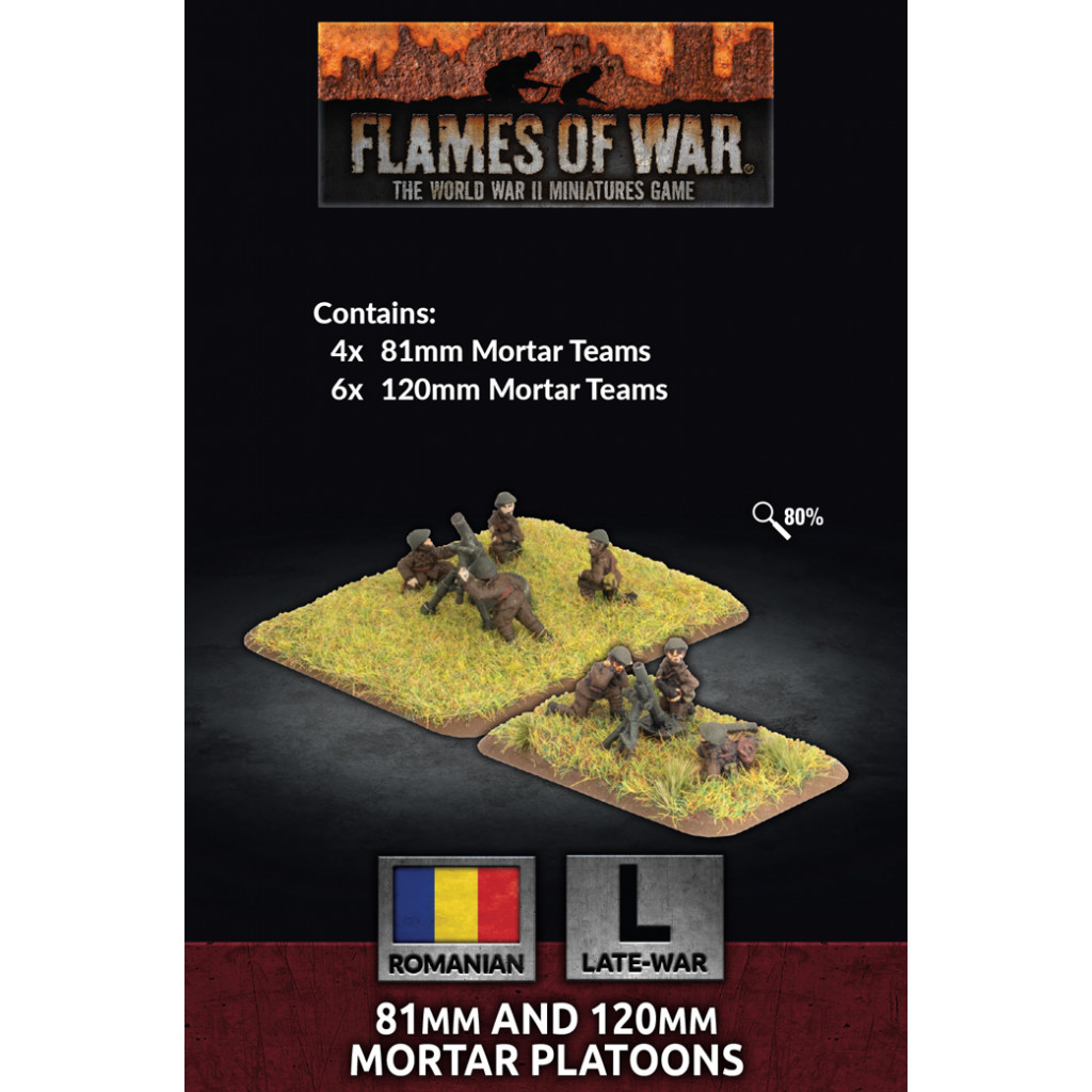 Flames of War - 81mm and 120mm Mortar Platoons