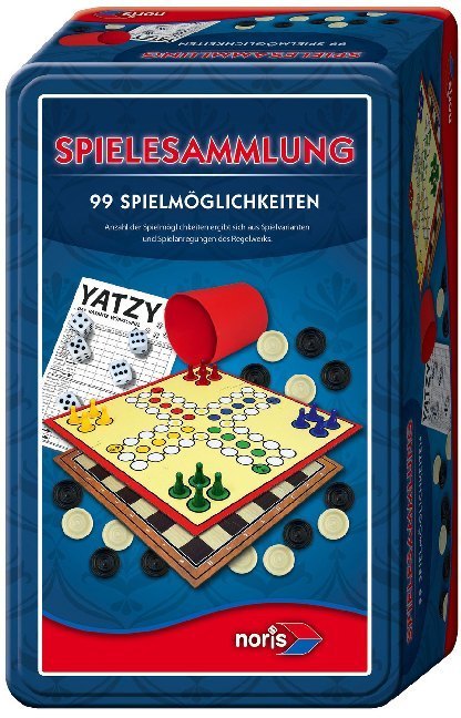 99iger-Spielesammlung in Metallbox