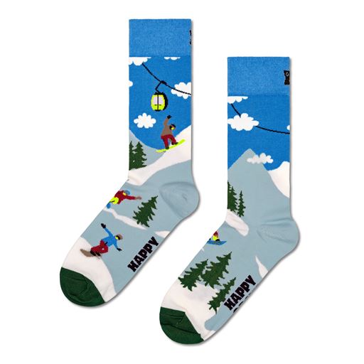 Happy Socks Snowboard Strømper, Blue, 41-46