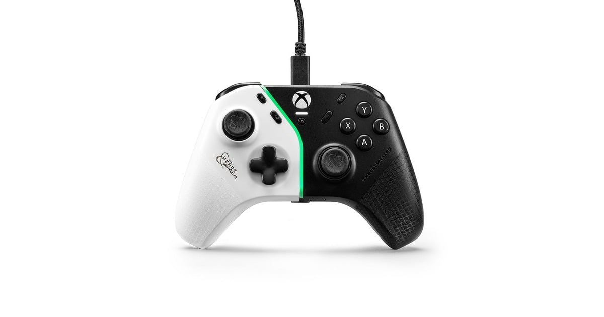 ThrustmasterHEART CONTROLLER Hall-effect gamepad met H.E.A.R.T.  (Zwart/wit, Anti-drifttechnologie voor Xbox Series X|S, PC)