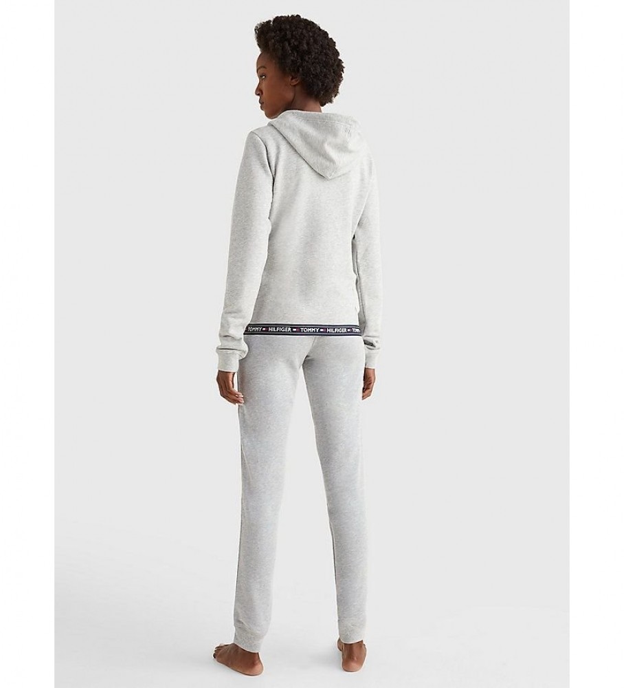Moletom Tommy Hilfiger Cotton Terry Lounge cinza