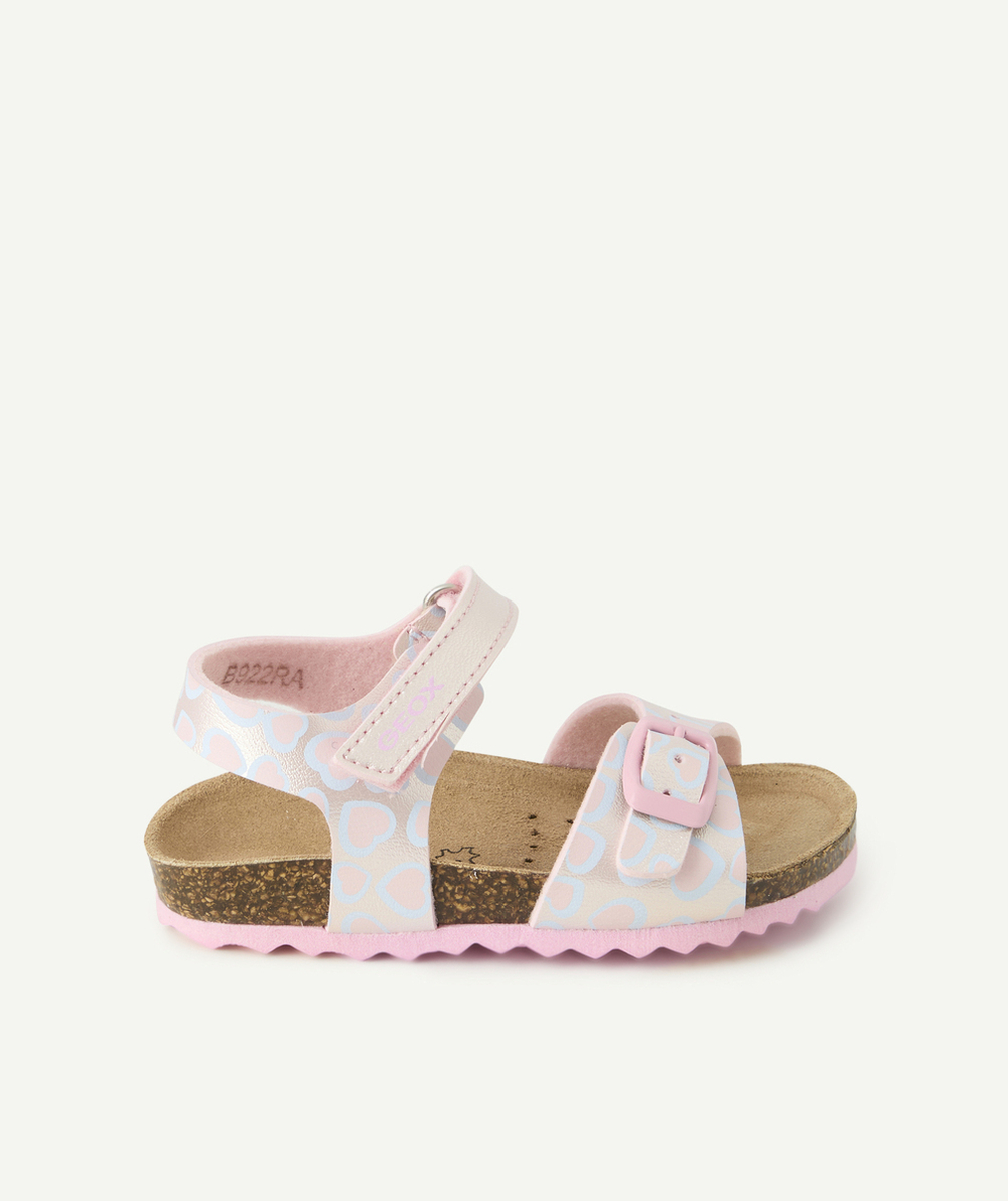 GEOXsandales ouvertes bébé fille chalki roses irisées