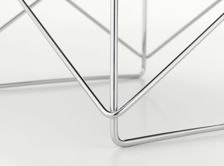 Vitra Occasional LTR salontafel chrome onderstel HPL Black